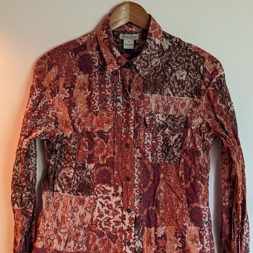 Lucky Brand Jane Patchwork shirt